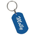 Dog Tag Key Ring